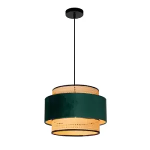 Image of Javor Scandinavian Pendant Light - Ø38cm - 1xE27 - Green