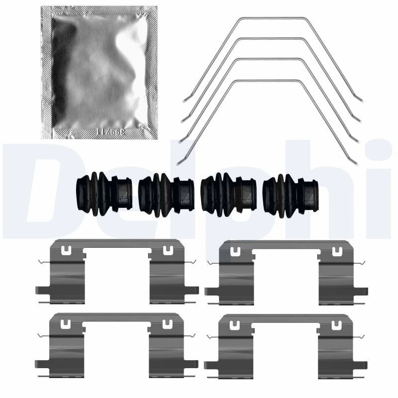 Image of DELPHI Brake pad fitting kit DELPHI LX0788