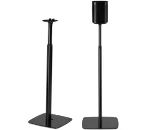 image of FLEXSON FLXS1AFS2021 Sonos One & Play:1 Adjustable Floorstand Pair - Black