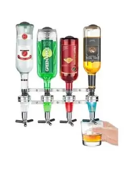 Image of 4 Bottle Wall Mounted Drinks Dispenser, One Colour, Women