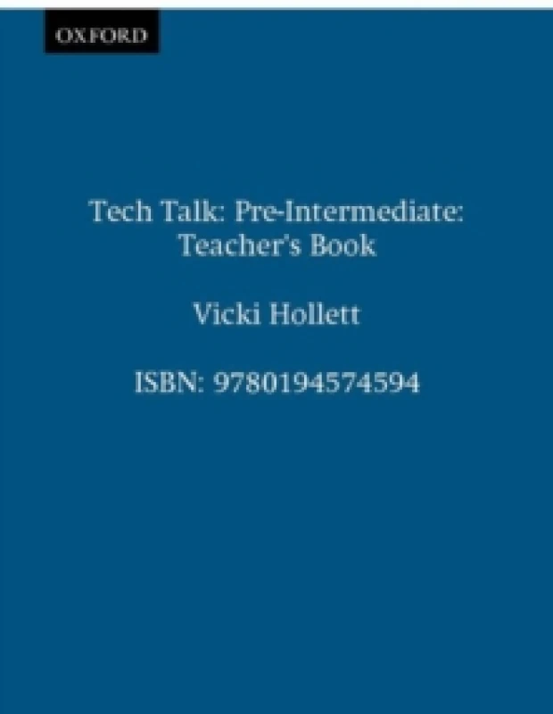 Image of Tech Talk Pre-Intermediate Teachers Book by Vicki Hollett Paperback