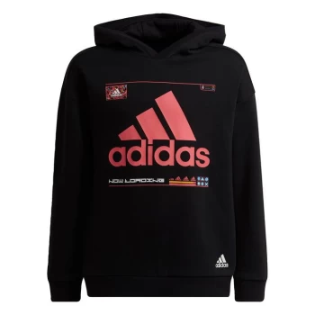 Image of adidas ARKD3 Hoodie Kids - Black / White / Multicolor
