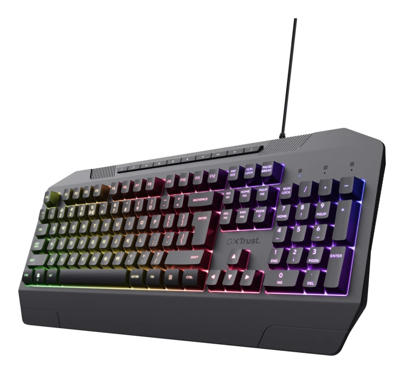 Image of Trust Trust GXT 836 Wired Gaming Keyboard - Black