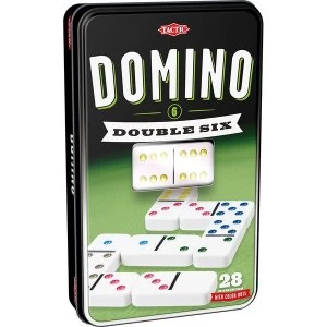 Image of Double 6 Domino Tin Board Game