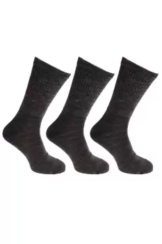 Image of Lambs Wool Blend Diabetic Extra Wide Socks (3 Pairs)