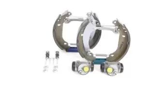 Image of Bosch Brake Set, drum brakes 0 204 114 201 RENAULT,TWINGO I (C06_),TWINGO I Kasten (S06_)