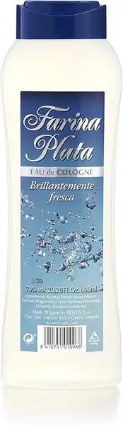 Image of Briseis Farina Plata Eau de Cologne Unisex 600ml