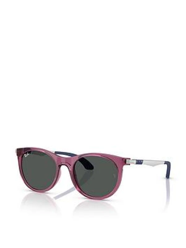 Image of Ray-Ban Kids Unisex Square Sunglasses - Dark Grey Purple WKS9M Unisex