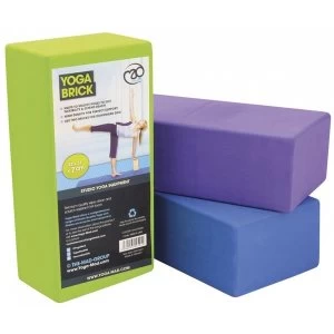 image of Yoga-Mad Hi-density Yoga Brick 220mm x 110mm x 70mm Lime