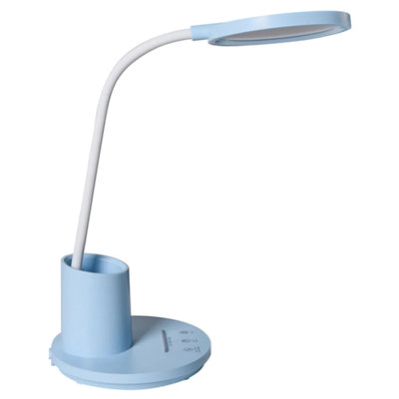 Image of Beliani LED Desk Lamp Vela With Dimmer Blue