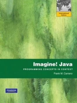 Image of Imagine Java by Frank M. Carrano Paperback