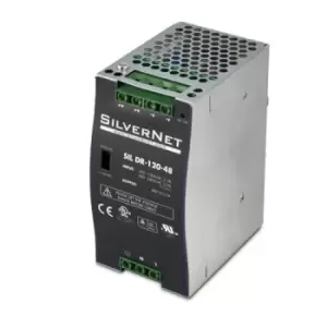 image of SilverNet 120W 48V 2.5A INDUSTRIAL DIN RAIL POWER SUPPLY network switch component