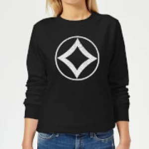 Image of Magic The Gathering Mana Colourless Womens Sweatshirt - Black - 5XL