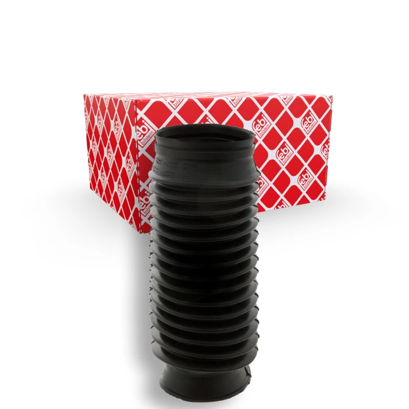 Image of FEBI BILSTEIN 45033 Protective Cap/Bellow, shock absorber Front Axle Thermoplastic polyester elastomer Protective Cap/Bellow,shock absorber (3365)