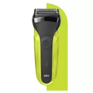 Image of Braun Series 3 300BT - Rotationstrasierer - 1mm - Schwarz - Grun...