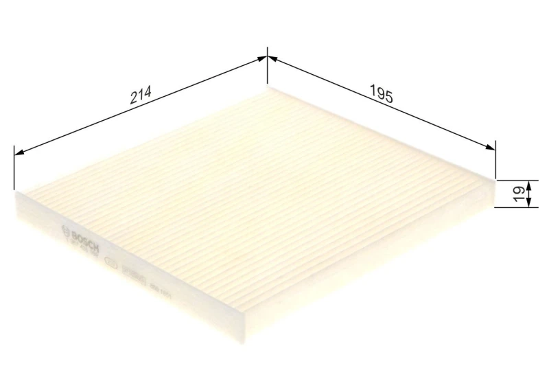 Image of Pollen filter Bosch 1 987 435 089