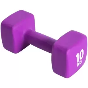 image of Pure2Improve Dumbbell 10KG Neoprene Purple