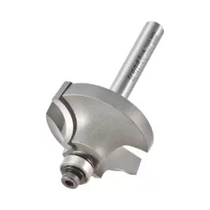 image of Trend Large Step Ovolo Rounding Over Bearing Guided Router Cutter 35mm 16mm 1/4"