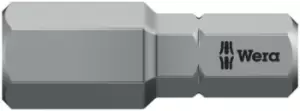 Image of Wera 05056335001 Hex Bit, Size 8Mm X 25Mm