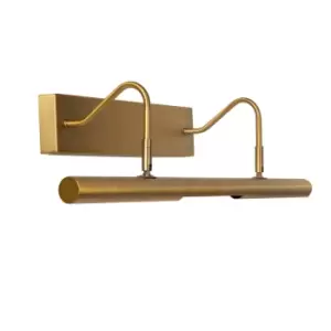 Image of Vinz Classic 60cm Picture Light - 2xG9 - Matt Gold, Brass