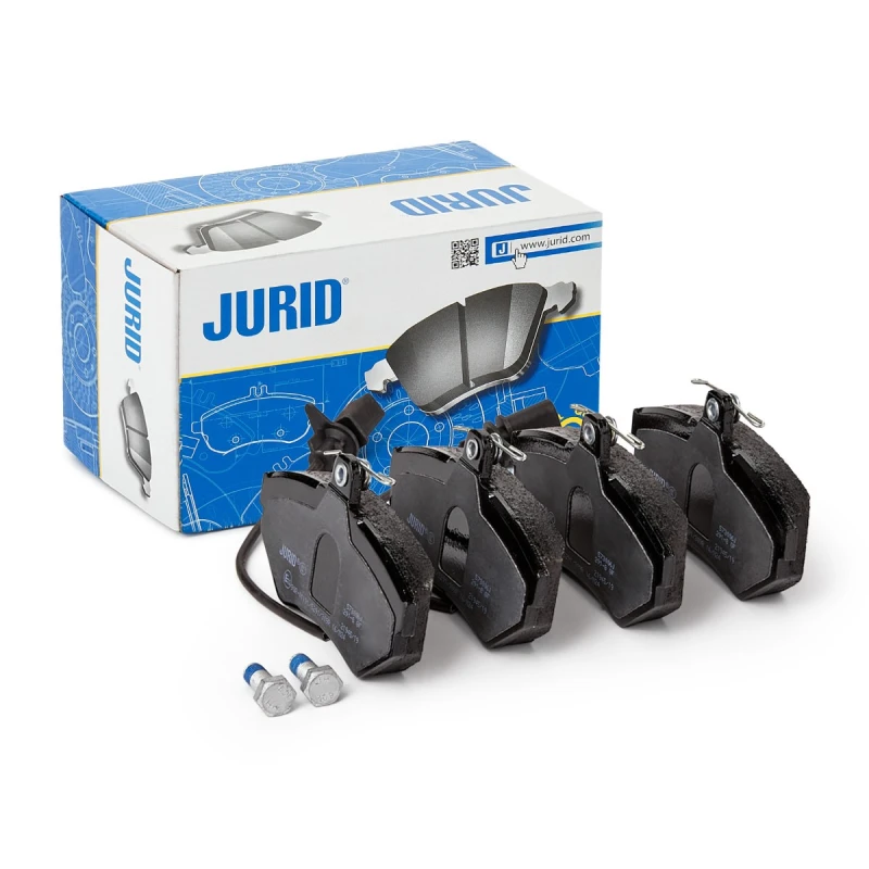 Image of JURID 573006J Brake pad set incl. wear warning contact, with accessories Brake Pad Set,disc brake (402)
