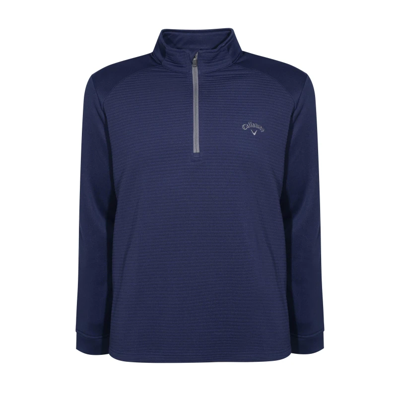 Image of Callaway Mens Herringbone Pullover Jumper Peacoat male Small