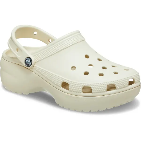 image of Crocs Womens Classic Platform Clogs Chunky Sandals Shoes - UK M4-W5 / EU 37-38 / US M5-W7 Grey female GDE2687BON4