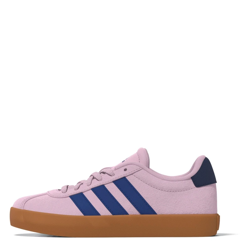 Image of adidas VL Court 3.0 Shoes Junior Boys White/Blue/Pink male 5 (38)