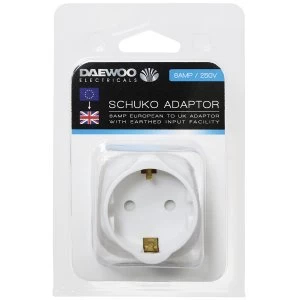 Image of Daewoo 6A Schuko Adaptor Plug