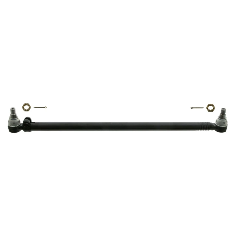 Image of FEBI BILSTEIN 28418 Centre Rod Assembly Front Axle, with crown nut, OE Turbo NEW Centre Rod Assembly (285)