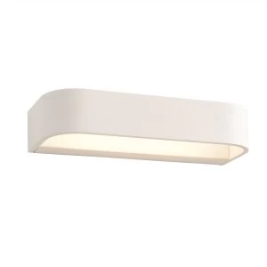 Image of LED 1 Light Wall Textured Matt White Paint