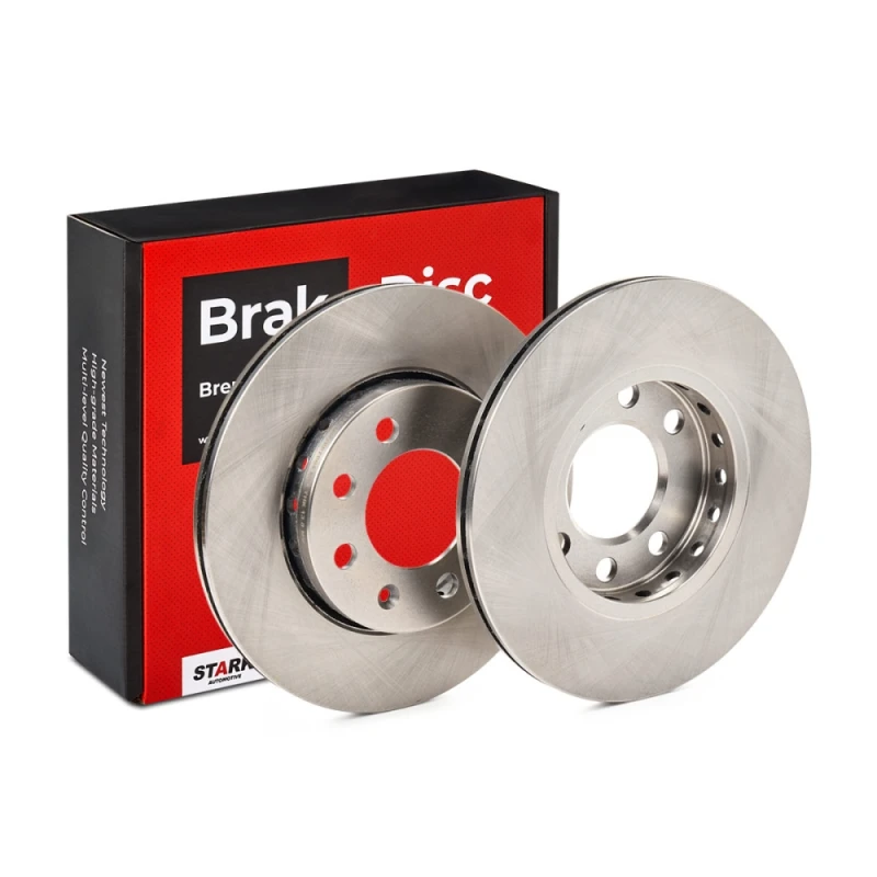 Image of STARK SKBD-0020046 Brake disc Front Axle, Vented, Cast Iron, Uncoated, Untreated, without bolts/screws Cast Iron Brake Disc (82)
