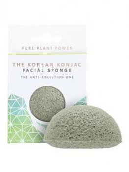 image of The Konjac Sponge Company The Elements Earth Facial Sponge - Energising Tourmaline