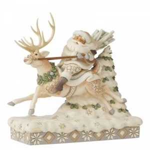 image of On Course For Christmas Figurine by Jim Shore