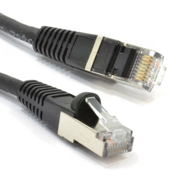 Image of Patch Cord RJ45 CAT.6a F/UTP LSZH Snagless Black - 20 M Full Copper