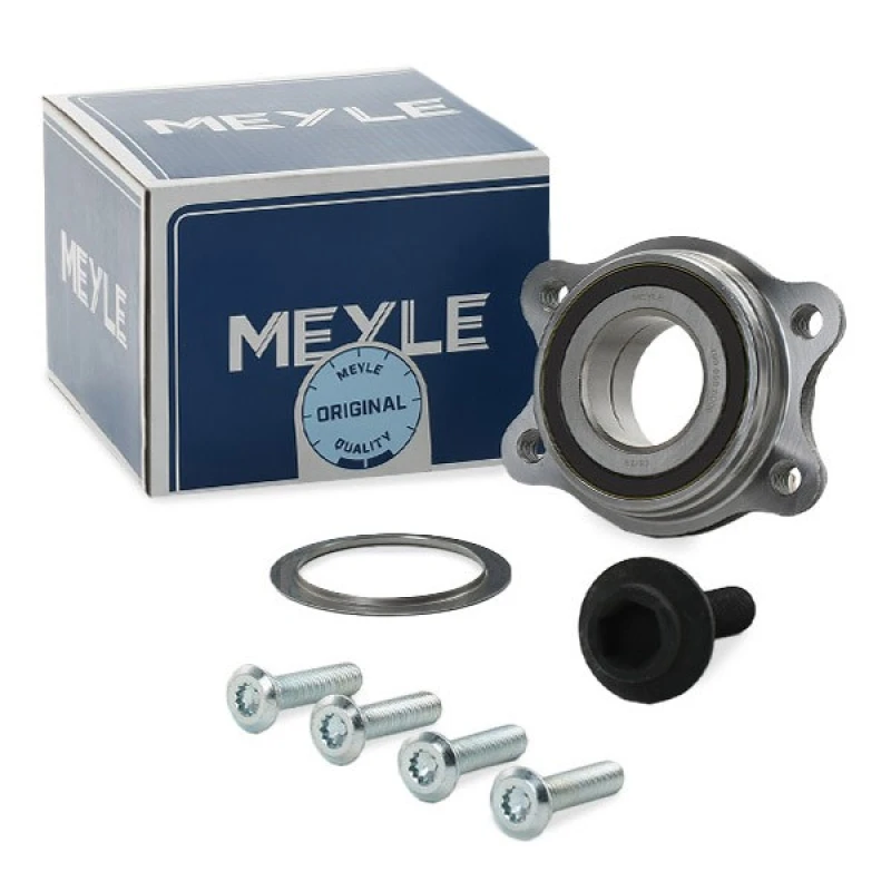 Image of MEYLE 100 650 0006 Wheel bearing kit with fastening/mounting material, Original Quality, with integrated wheel bearing Wheel Bearing Kit (654)