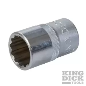 image of King Dick MSM224 Socket SD 3/8" Metric 24mm