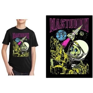 Image of Mastodon - Space Colorization Kids 11 - 12 Years T-Shirt - Black