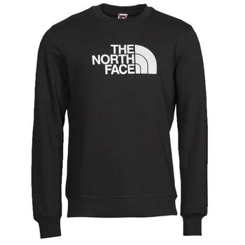 image of The North Face DREW PEAK CREW mens Sweatshirt in Black - Sizes XXL,S,M,L,XL