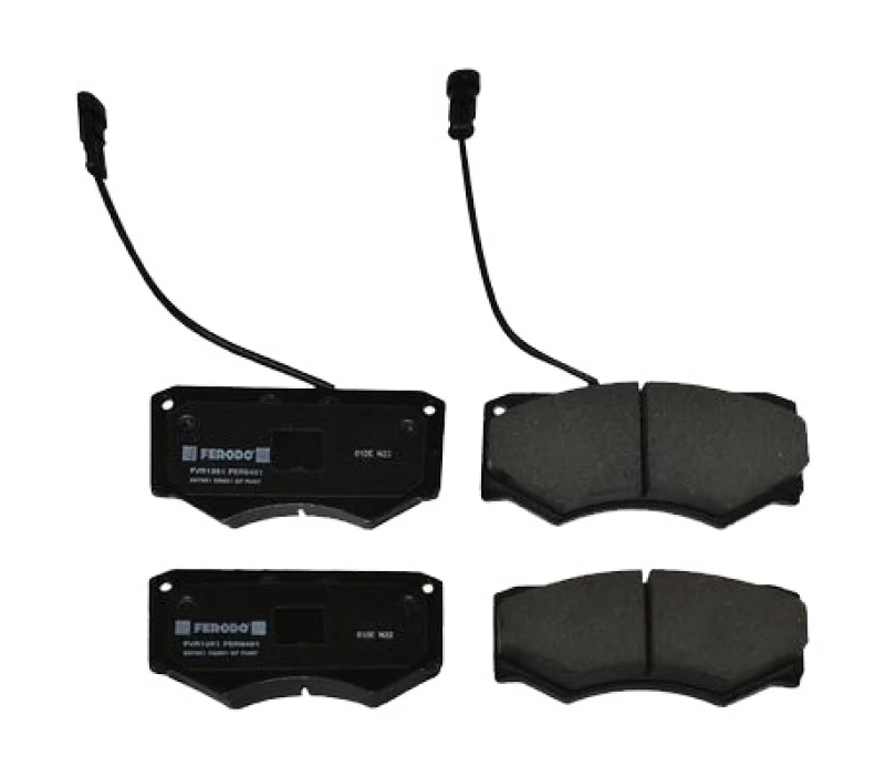 Image of FERODO FVR1351 Brake pad set incl. wear warning contact, without accessories Brake Pad Set,disc brake (402)