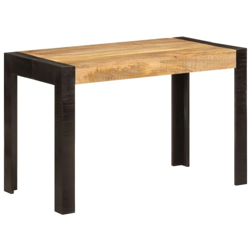 Image of vidaXL Dining Table 120x60x76cm Solid Wood Mango, Brown 356291