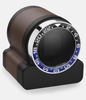 Image of Scatola del Tempo Watch Winder Rotor One Chestnut Batman Bezel