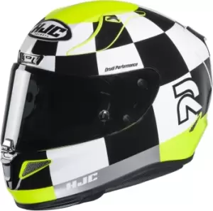 image of HJC RPHA 11 Misano Helmet, black-white-yellow, Size XL, black-white-yellow, Size XL