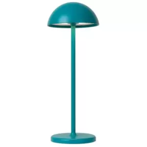 image of Lucide JOY - Table Lamp Outdoor - Ø12cm - LED Dim. - 1x1,5W 3000K - IP54 - Turquoise