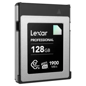 image of Lexar 128GB Professional (1900MB/Sec) Type B Cfexpress Diamond Series Memory Card