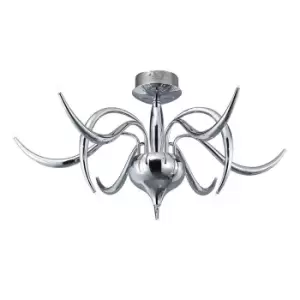 Image of Llamas Ceiling 9 Light G4 Polished Chrome, NOT LED/CFL Compatible