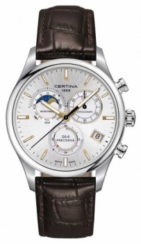 Image of Certina Mens Ds-8 Precidrive Moonphase Chronograph Watch