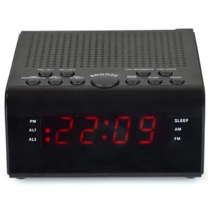 image of Lloytron Sunrise PLL Alarm Clock Radio - Black