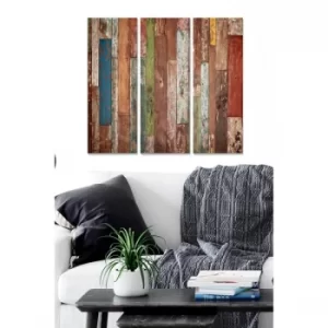 Image of MDF10637108 Multicolor Decorative MDF Painting (3 Pieces)