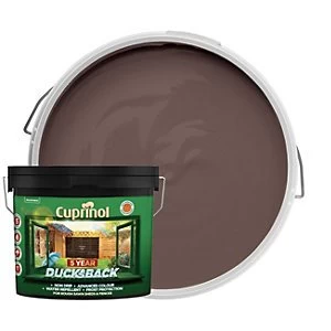 Image of Cuprinol 5 Year Ducksback Matt Shed & Fence Treatment - Forest Oak 9L